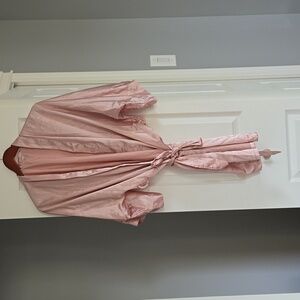 Satin Pink Robe